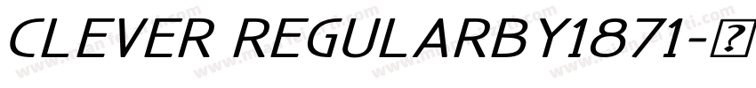 Clever Regularby1871字体转换